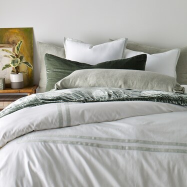 Maria King Blanket Leaf