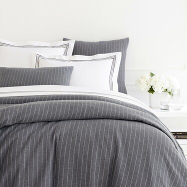 Grey Chalk King Duvet Cover