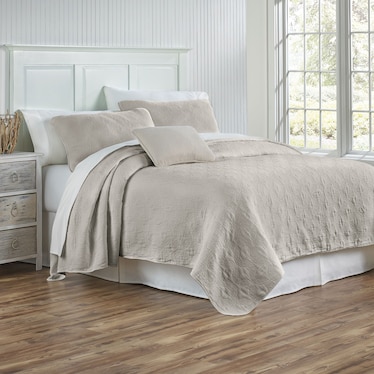 Whitney Queen Coverlet Grey