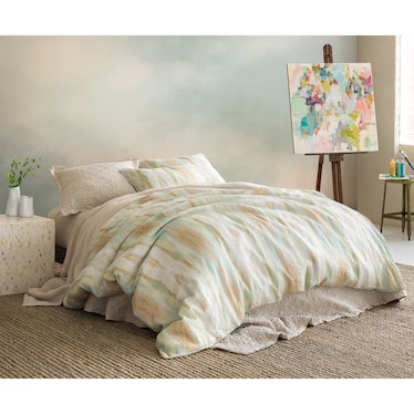Cerro Full / Queen Linen Duvet Cover