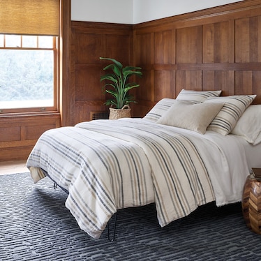 Striped Euro Sham