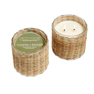 Coastal Balsam 2-Wick Handwoven Candle
