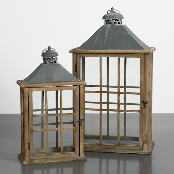 Stone Step Lanterns
