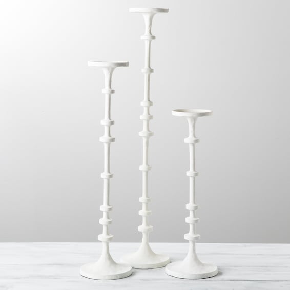 S/3 Beadie Candle Stands