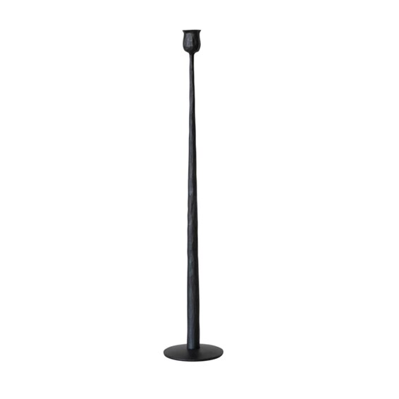 Cast Iron Black Taper Holder