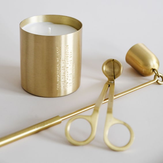 Pumpkin Whimsea Brass Candle