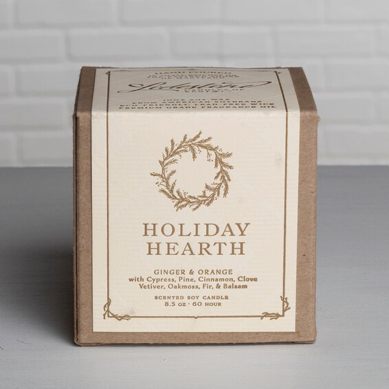 Holiday Hearth Candle