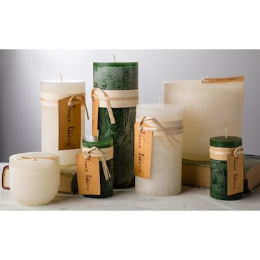 3.25 X 6 White Pillar Candle