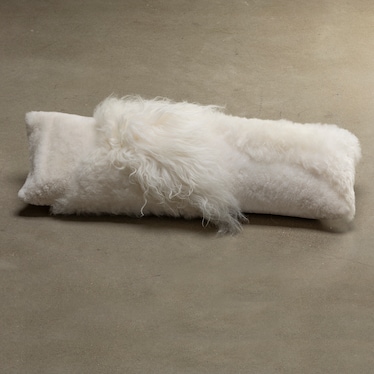 White Bolster W/Insert