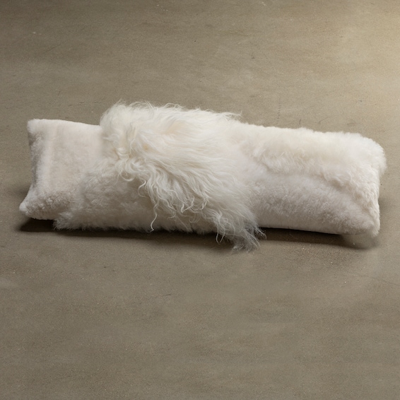 Icelandic Sheepskin White Bolster