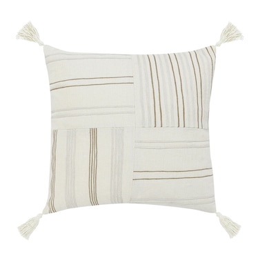 Apana Ivory/Natural Toss Pillow