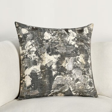 Luciana Gray/Metal 22" Pillow