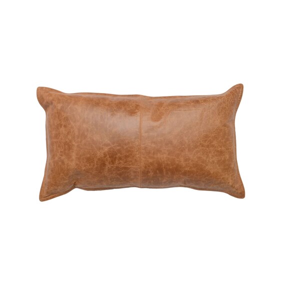 Leather Chestnut 14x26 Pillow