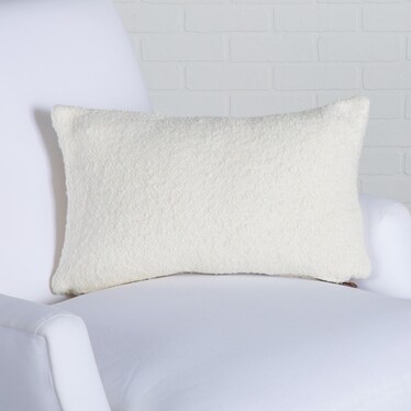 12 X 20 Wooley Snowfall Pillow