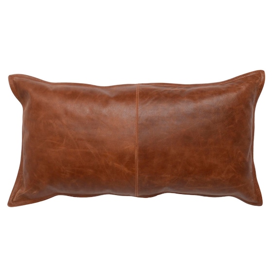 14 x 26 Mauris Leather Pillow