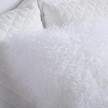 Laney Lamb Fur Pillow