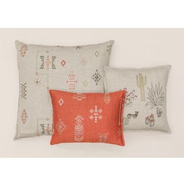12 x 16 Tumbleweed Vermilion Pillow
