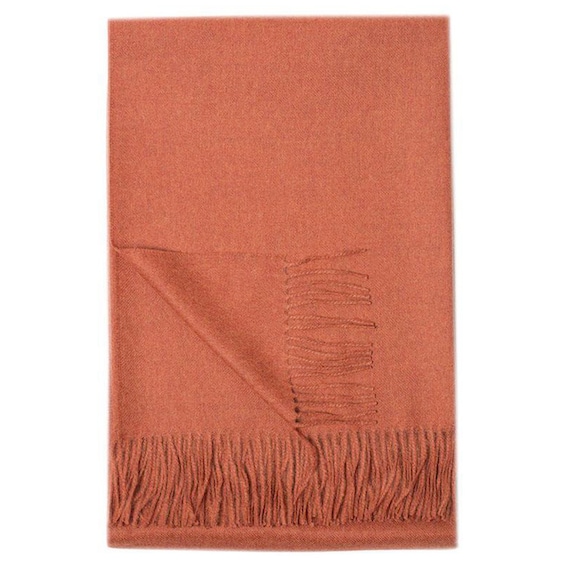 Tangerine/Melange Throw