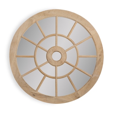 42" Wooden Cathedral Mirror