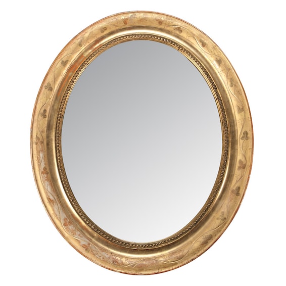 Antique Oval Mirror