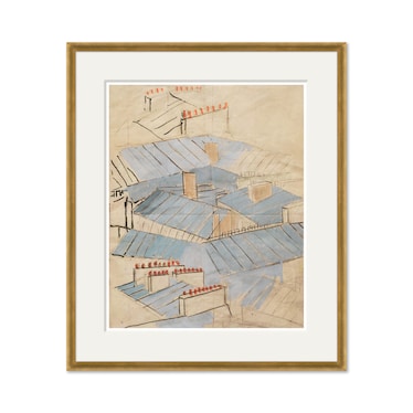 Rooftops 23x27 Artwork