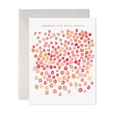 Get Well Flowers Greeting Card