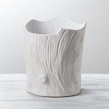 Modern Faux Bois Pot