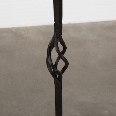 Antique Wrought Iron Candleholder