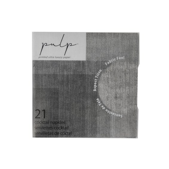 Cocktail Napkins Grey