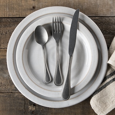 White Silo Dinner Plate