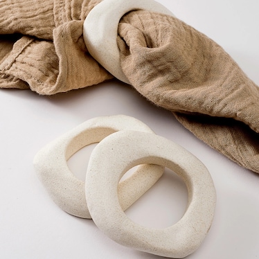 Tina Napkin Rings S/2