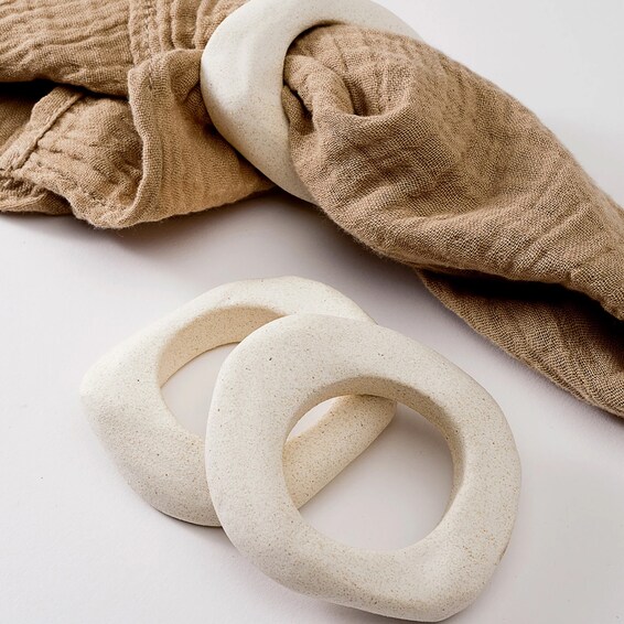 Tina Napkin Rings S/2