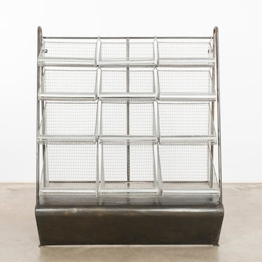 Antique Metal Stone Shelving