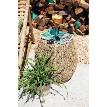 Heyward Stool/Basket