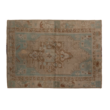 Antique 3' x 4' Area Rug