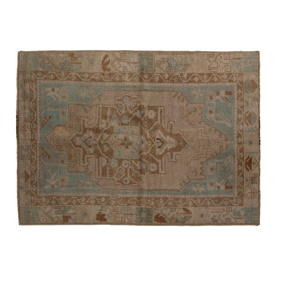 Antique 3' x 4' Area Rug