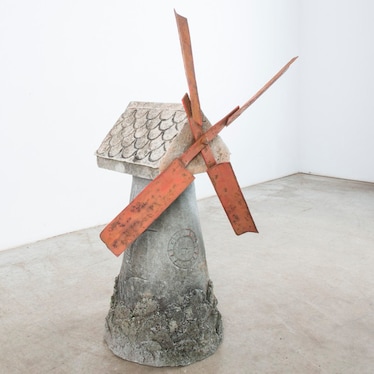 Antique Concrete Windmill