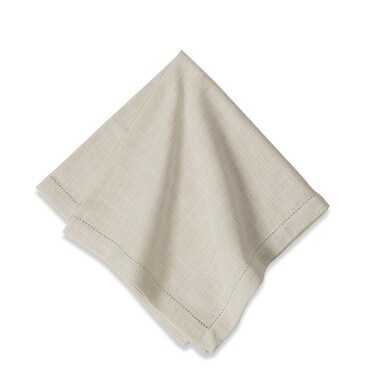 Hemstitch Napkin-Ivory