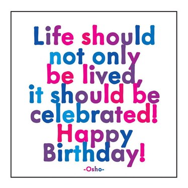 Osho / Live Lived Card