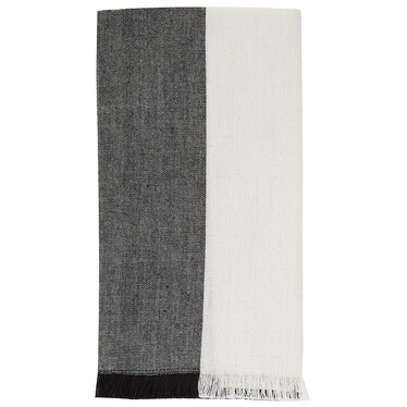 Black Colorblock Napkin