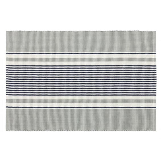 S/4 Midnight Stripe Placemats