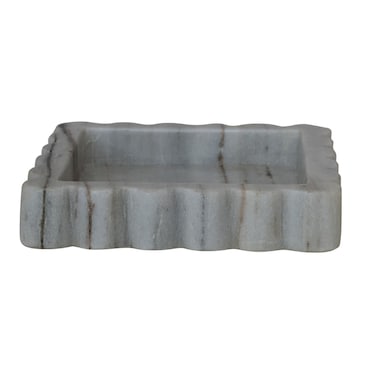 Marble Scalloped Tray