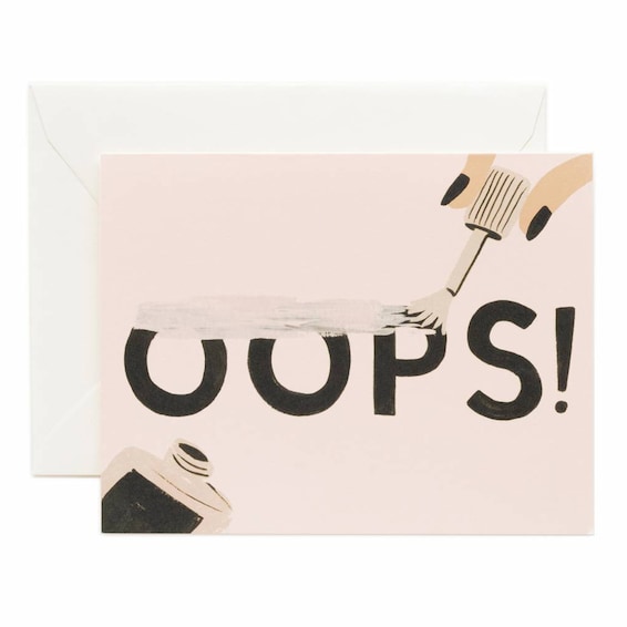 Oops! Encouragement Card