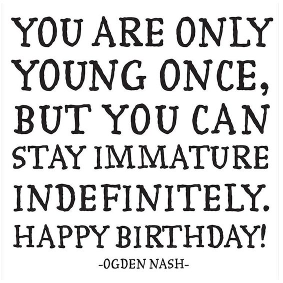 Nash / Young Once Card