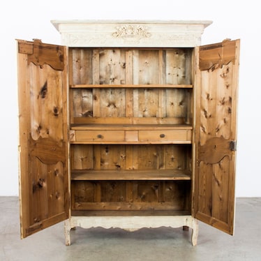 Antique Carved Armoire