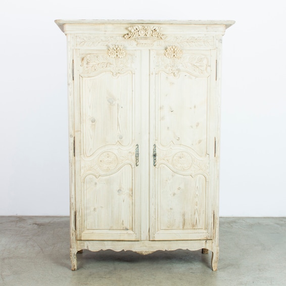 Antique Carved Armoire