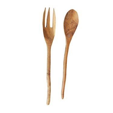 S/2 Teak Salad Servers