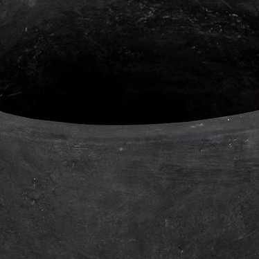 Large Black Planter