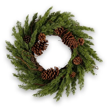 24" Cedar Wreath