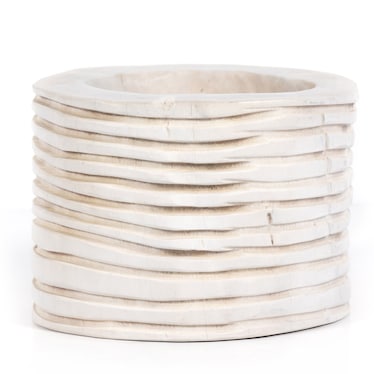 Beto Banded Bowl Ivory